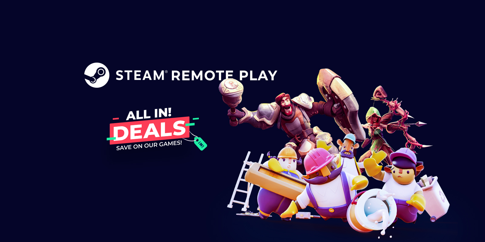 All in! Games Steam Remote Play event