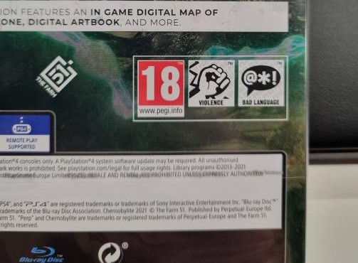 Chernobylite PEGI rating 18