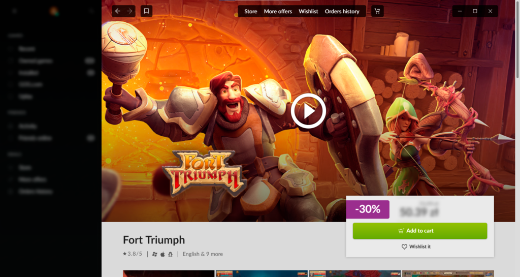 How to buy digital games GOG